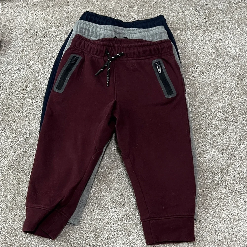 Old Navy Kids Joggers - Burgundy, Gray, and Navy